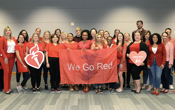We Go Red ad image
