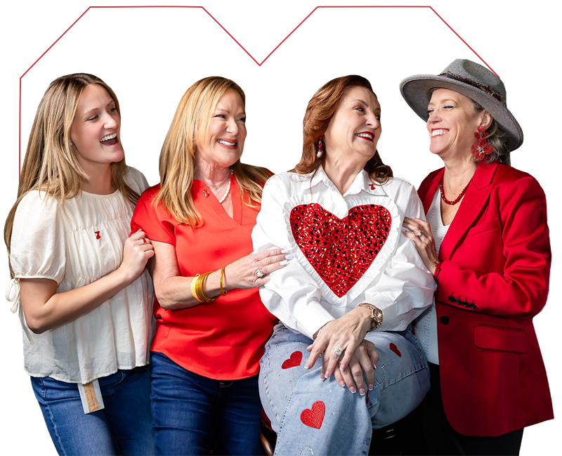 Support Woman of Impact - 4 women standing together